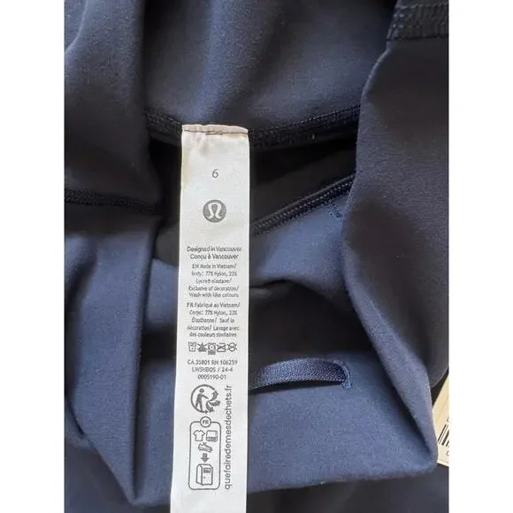 Lululemon Wunder Train High Rise 28” True Navy Size 6 NWT - Picture 6 of 7